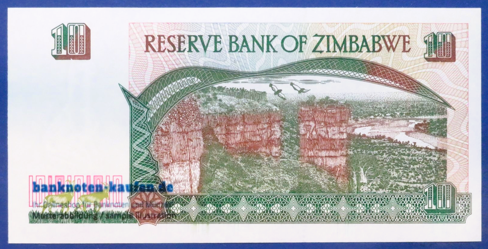Zimbabwe, 10 Dollars, 1997, uncirculated (UNC), P-6