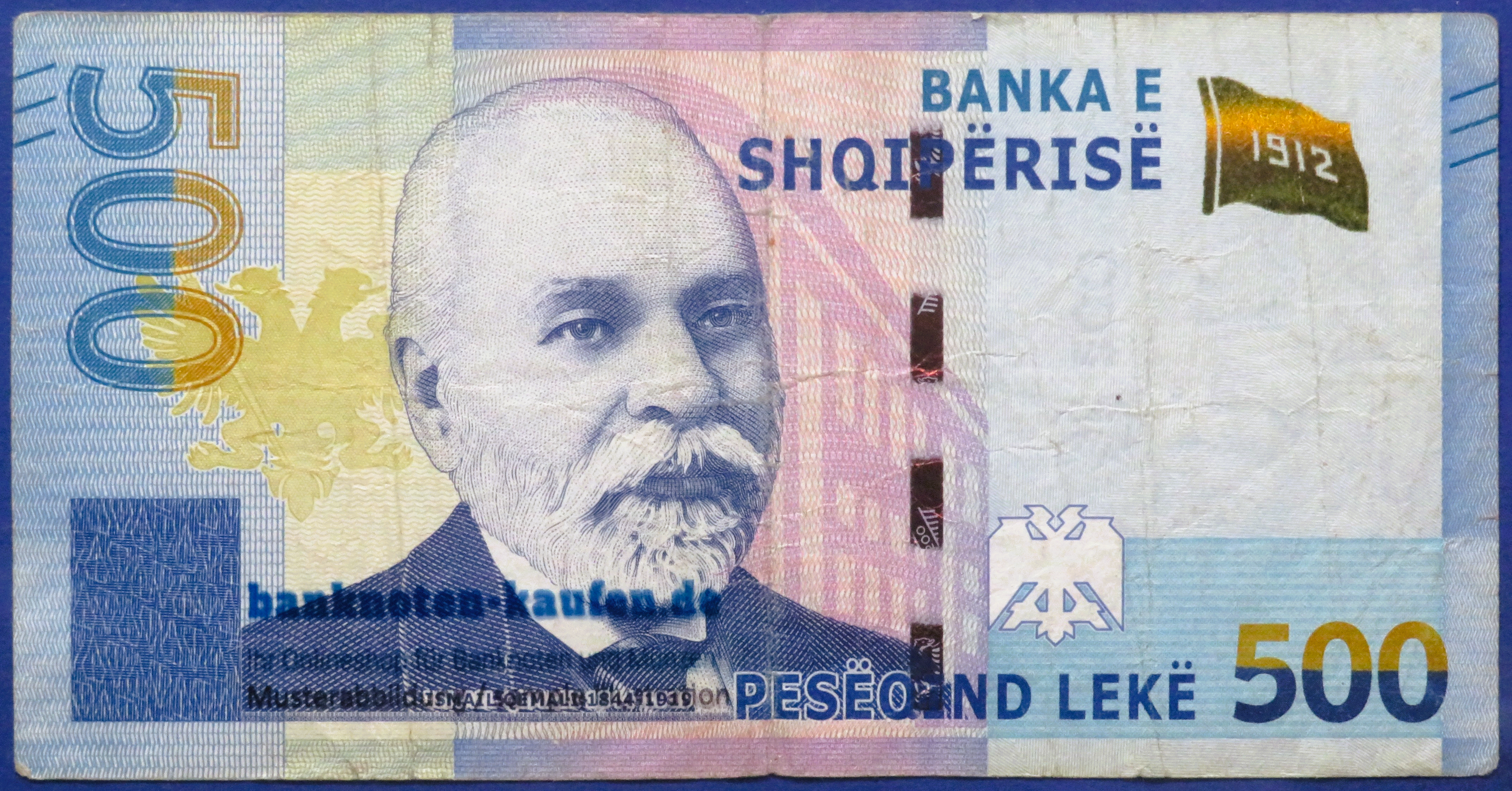 Albanien, 500 Leke, 2020, gebraucht (USED / F), P-77