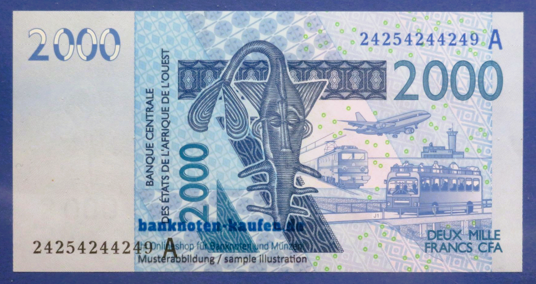 West African States - 2,000 Francs, 2003, uncirculated (UNC), P-116A