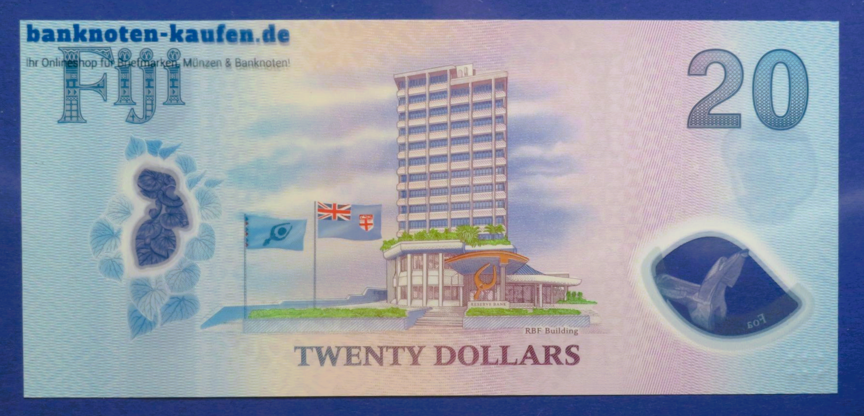 Fidschi, 20 Dollars, 2025ND, kassenfrisch (UNC), Polymer