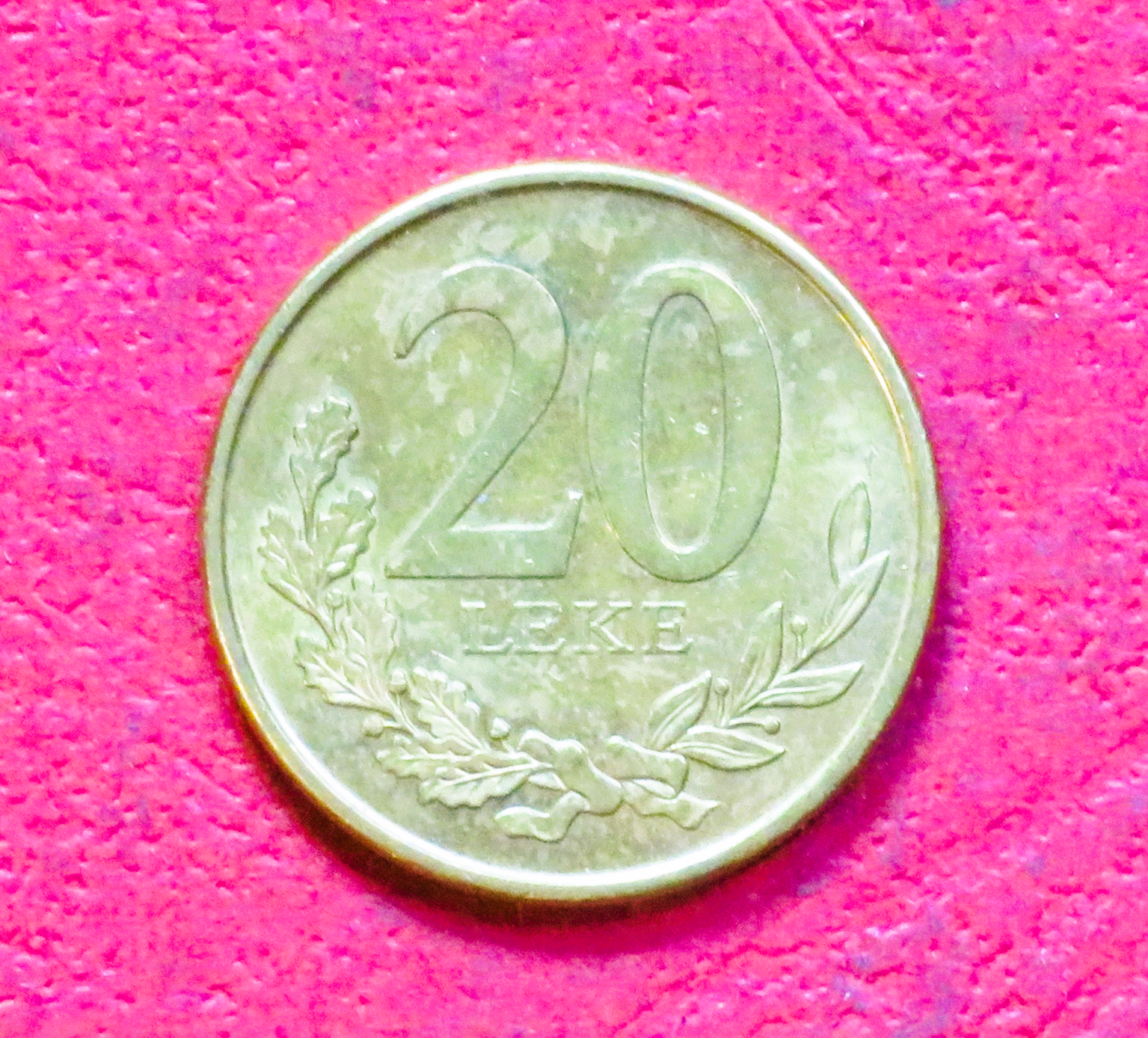 Albanien:  20 Leke, 2012+, gebraucht (used / vz), # 78a