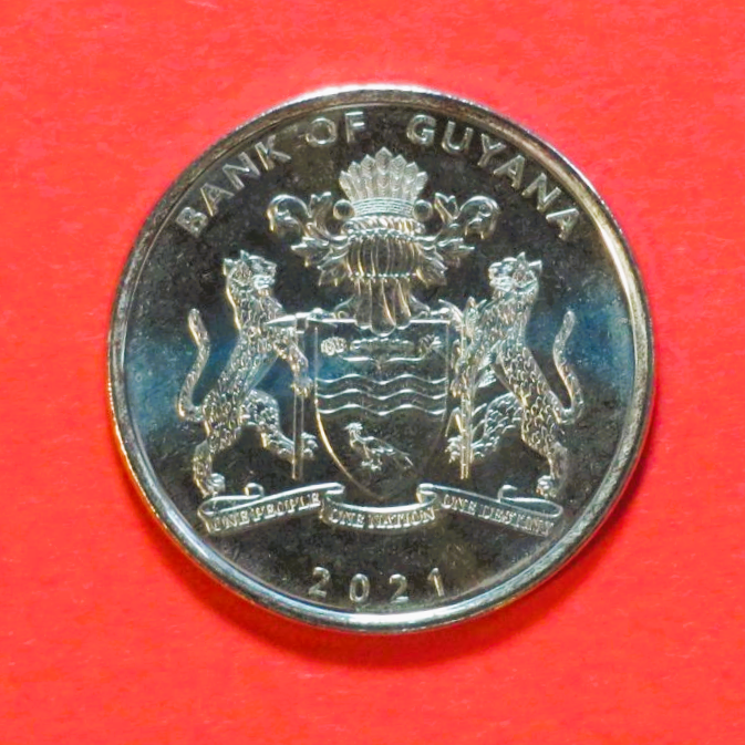 Guyana, 100 Dollars, 2021, uncirculated (UNC), coloured commemorative issue