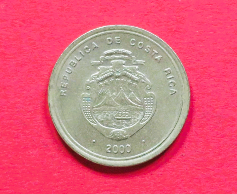 Costa Rica: 100 Colones, 2000, gebraucht (used / ss-vz), # 92a.2