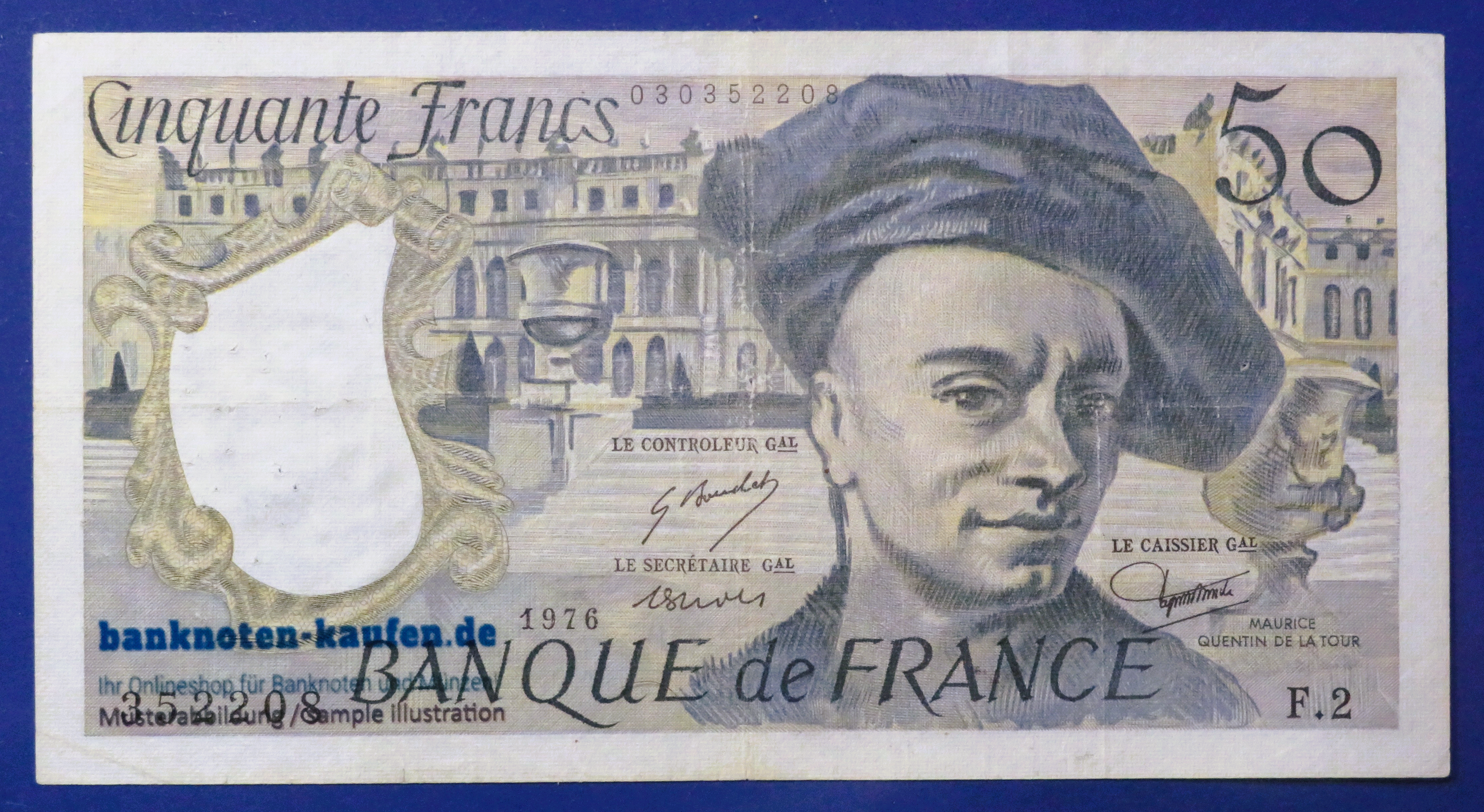 France, 50 Francs, 1976, circulated (USED / F), P-152a