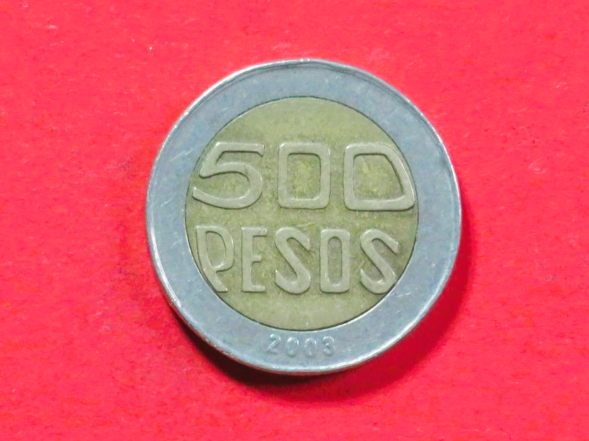 Kolumbien:  500 Pesos, 1993-2006, gebraucht (used / ss), # 114