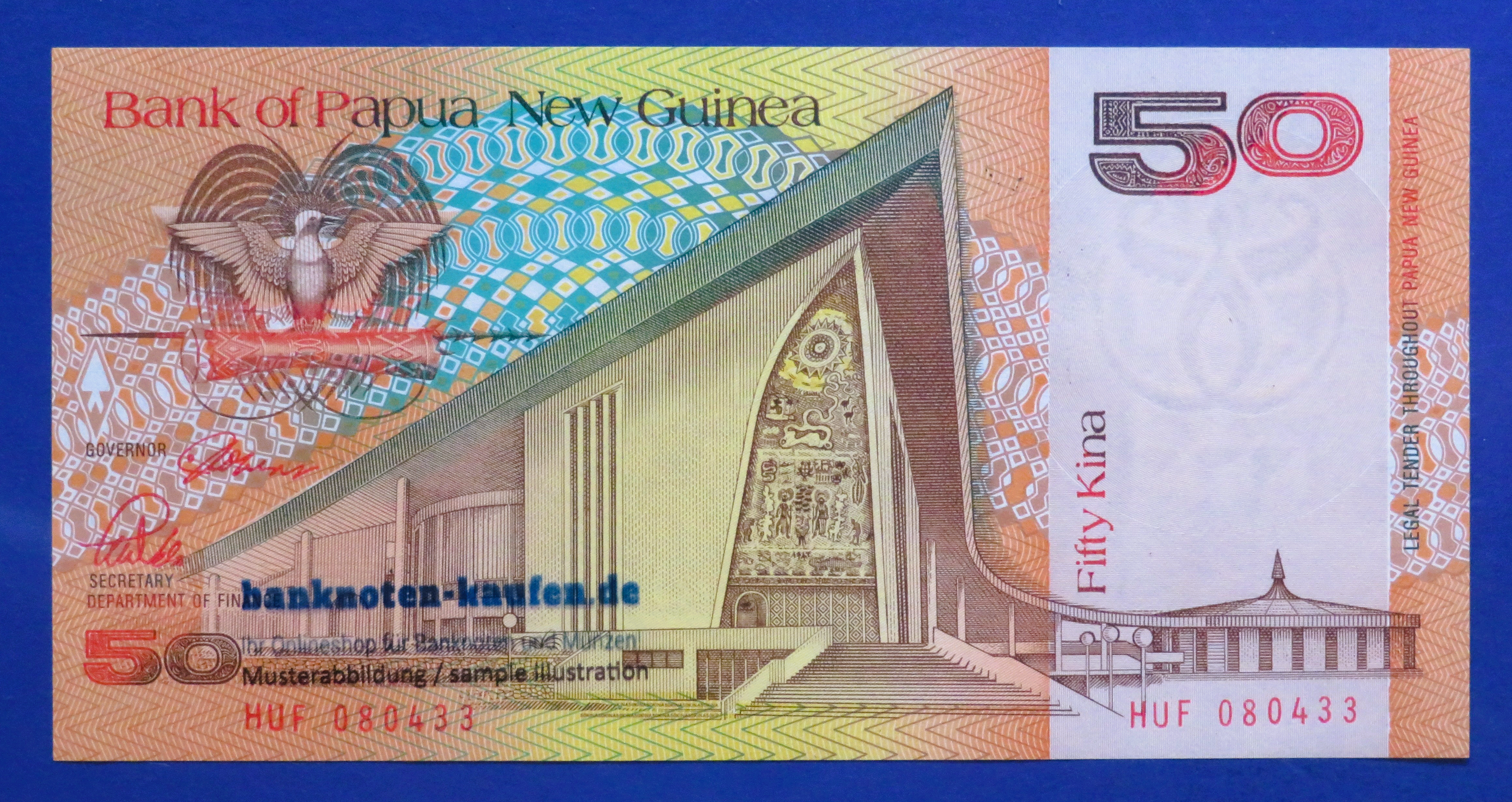 Papua New Guinea, 50 Kina, 1988ND, about uncirculated (AU), P-11