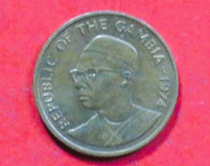 Gambia, 1 Butut, 1974, gebraucht (used / ss-vz), FAO, # 14