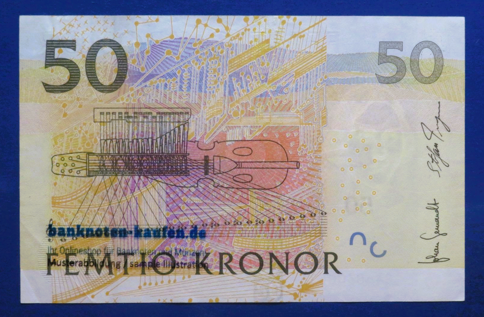 Schweden, 50 Kronor, 2008, gebraucht (USED / VF+), P-64b