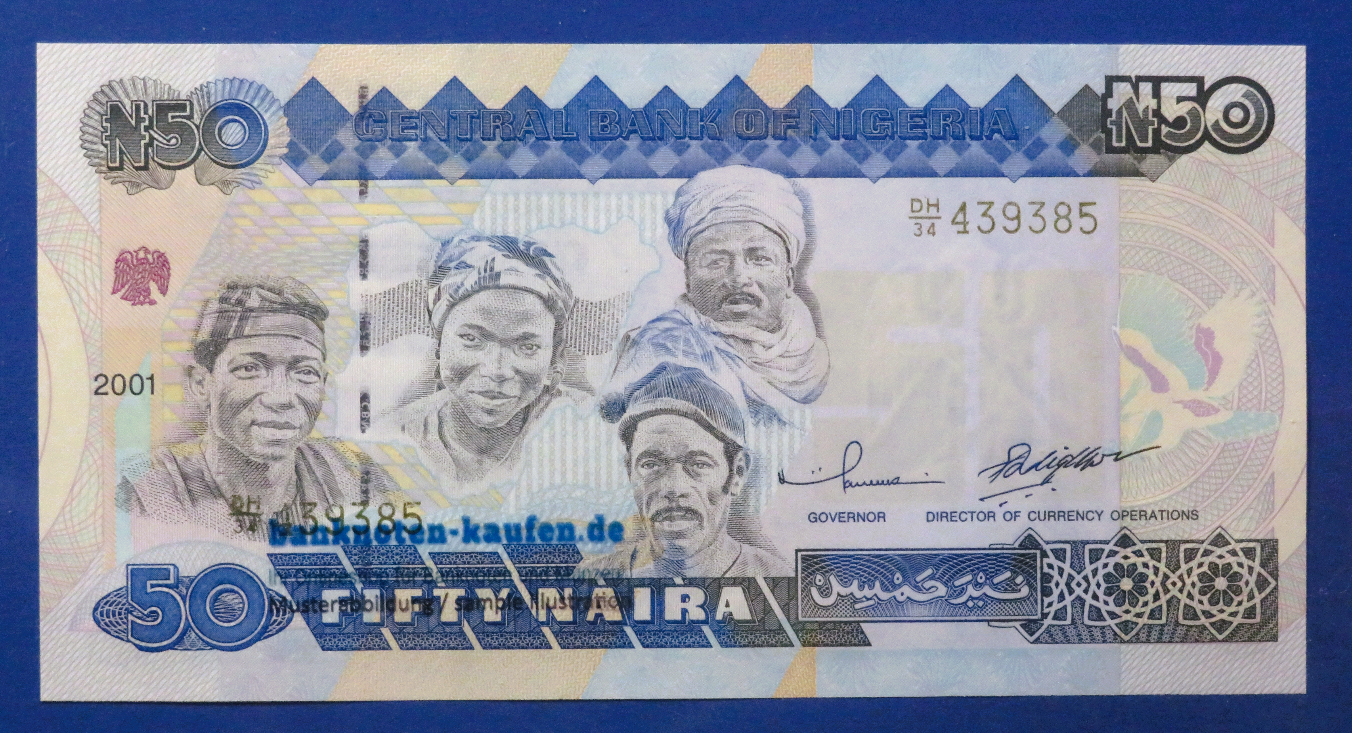 Nigeria, 50 Naira, 2001, uncirculated (UNC), P-27d