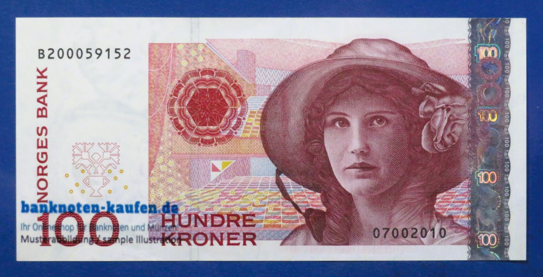 Norway, 100 Kroner, 2010, about uncirculated (AU), P-49e