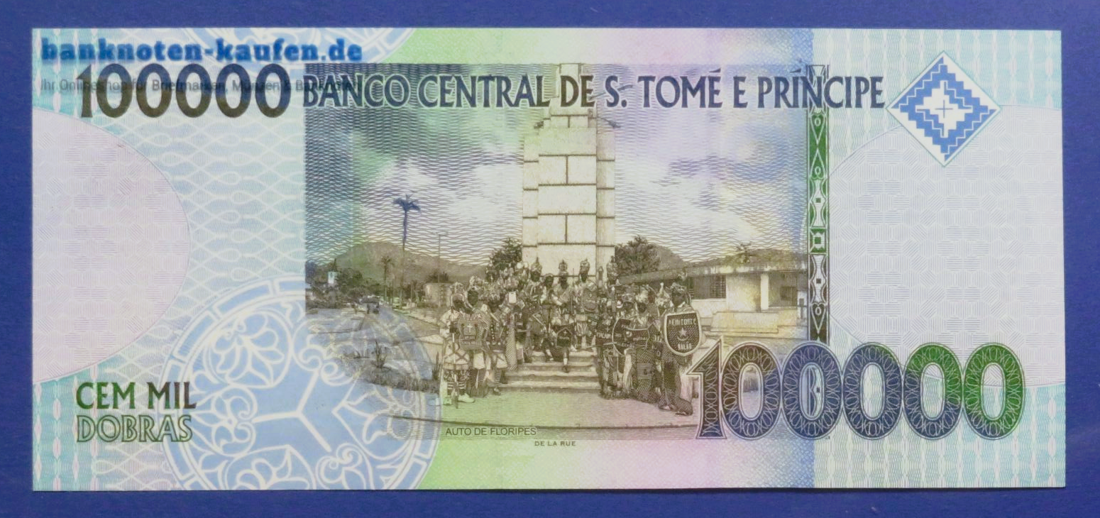 Saint Thomas & Prince - 100,000 Dobras, 2013, uncirculated (UNC), P-69c