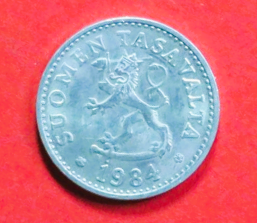Finnland:  10 Penniä, 1983-1990, gebraucht (used / ss-vz), # 48a