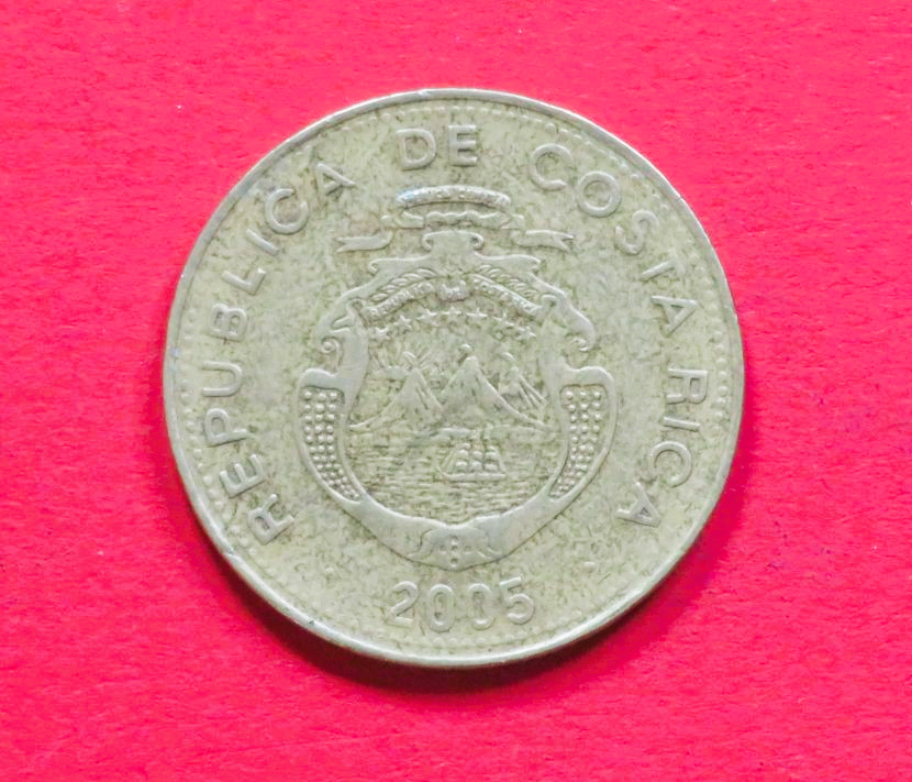 Costa Rica: 500 Colones, 2003-2005, gebraucht (used / ss), # 93