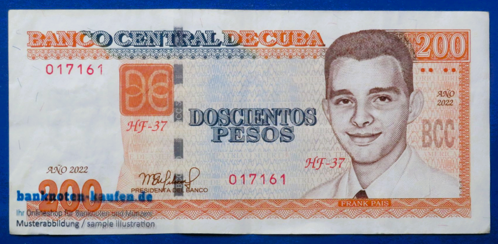 Caribbean, 200 Pesos, 2022, circulated (USED / VF), P-130