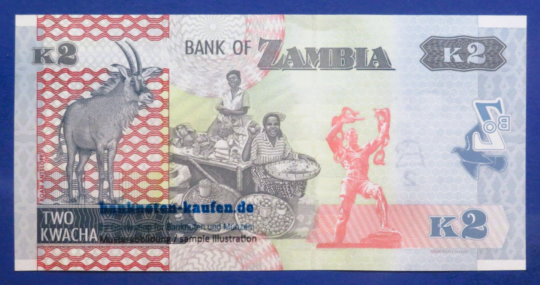 Zambia, 2 Kwacha, 2015, uncirculated (UNC), P-56a