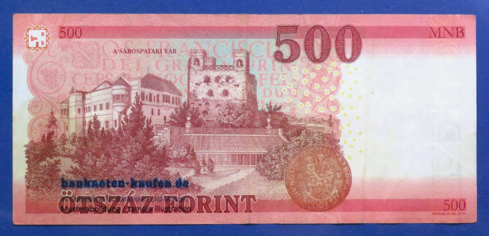 Hungary, 500 Forint, 2018, circulated (USED / VF), P-202