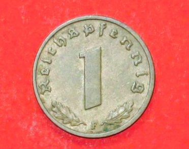 Deutsches Reich: 1 Reichspfennig, 1936-1940, gebraucht (used / ss), # 85