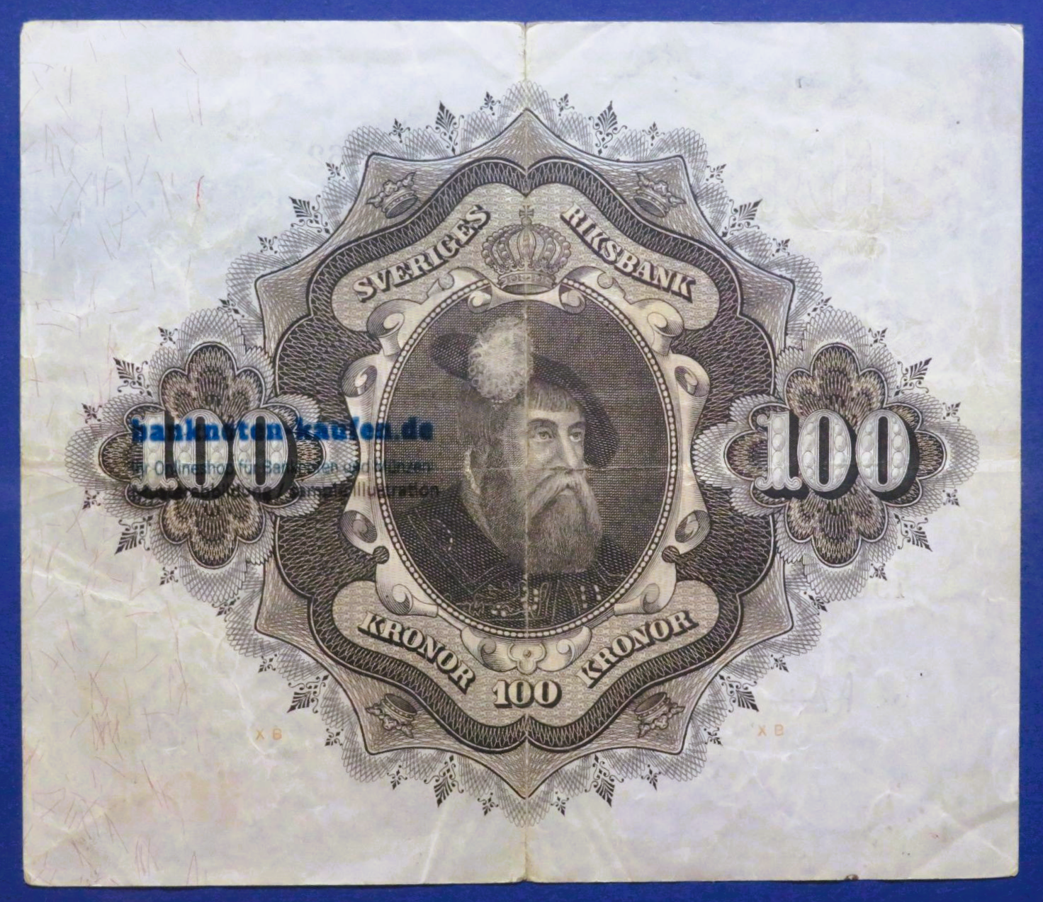 Schweden, 100 Kronor, 1962, gebraucht (USED / F), P-48e