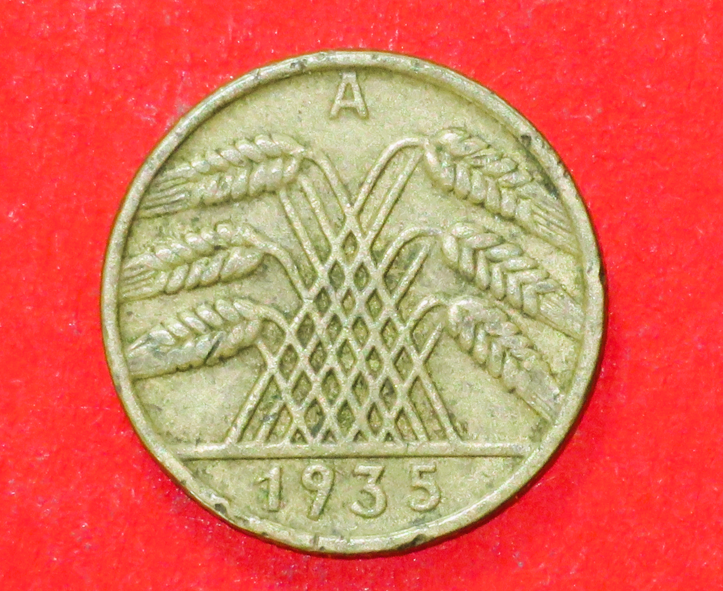 Deutsches Reich: 10 Reichspfennig, 1924-1936, gebraucht (used / ss), # 40