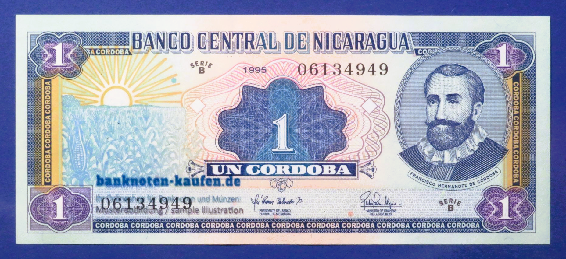 Nicaragua, 1 Cordoba, 1995, uncirculated (UNC), P-179