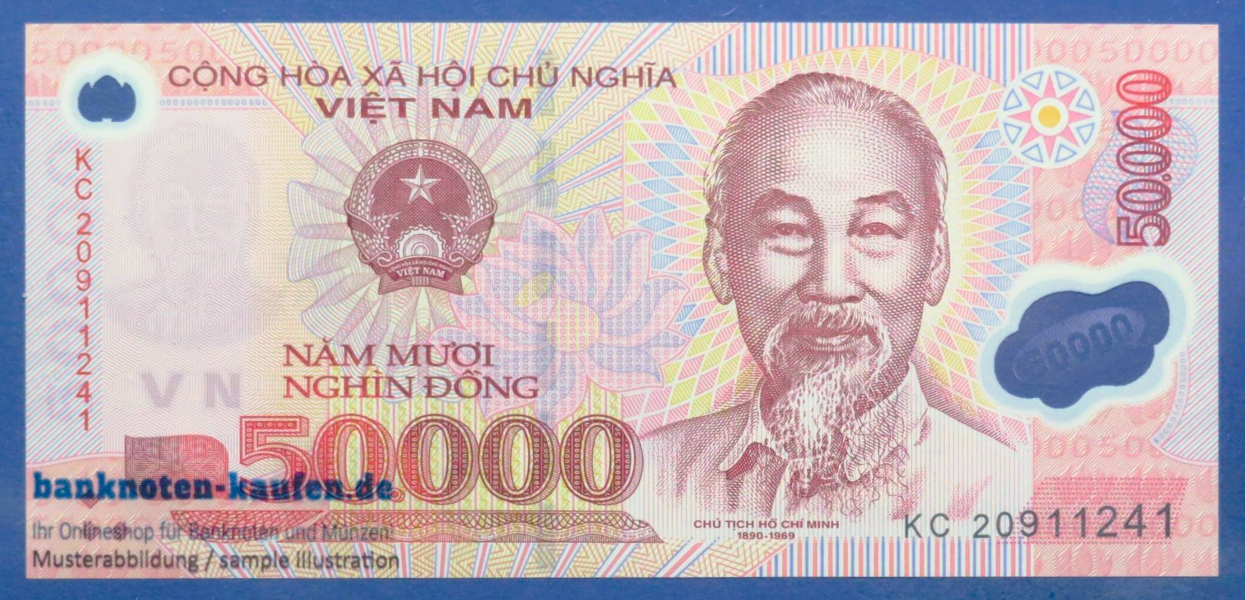 Viet Nam - 50,000 Dong, 2020, uncirculated (UNC), Polymer, P-121