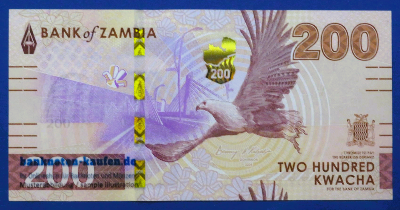 Zambia, 200 Kwacha, 2024, uncirculated (UNC), P-66