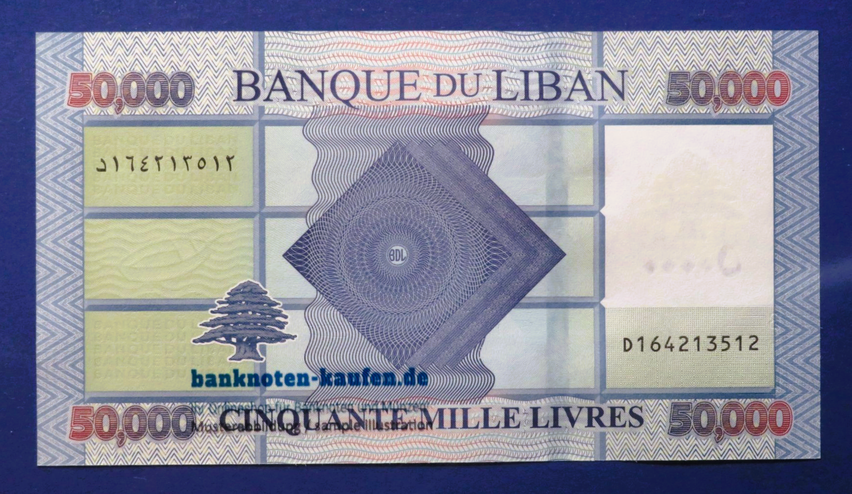 Lebanon - 50,000 Livres, 2019, uncirculated (UNC), P-94d