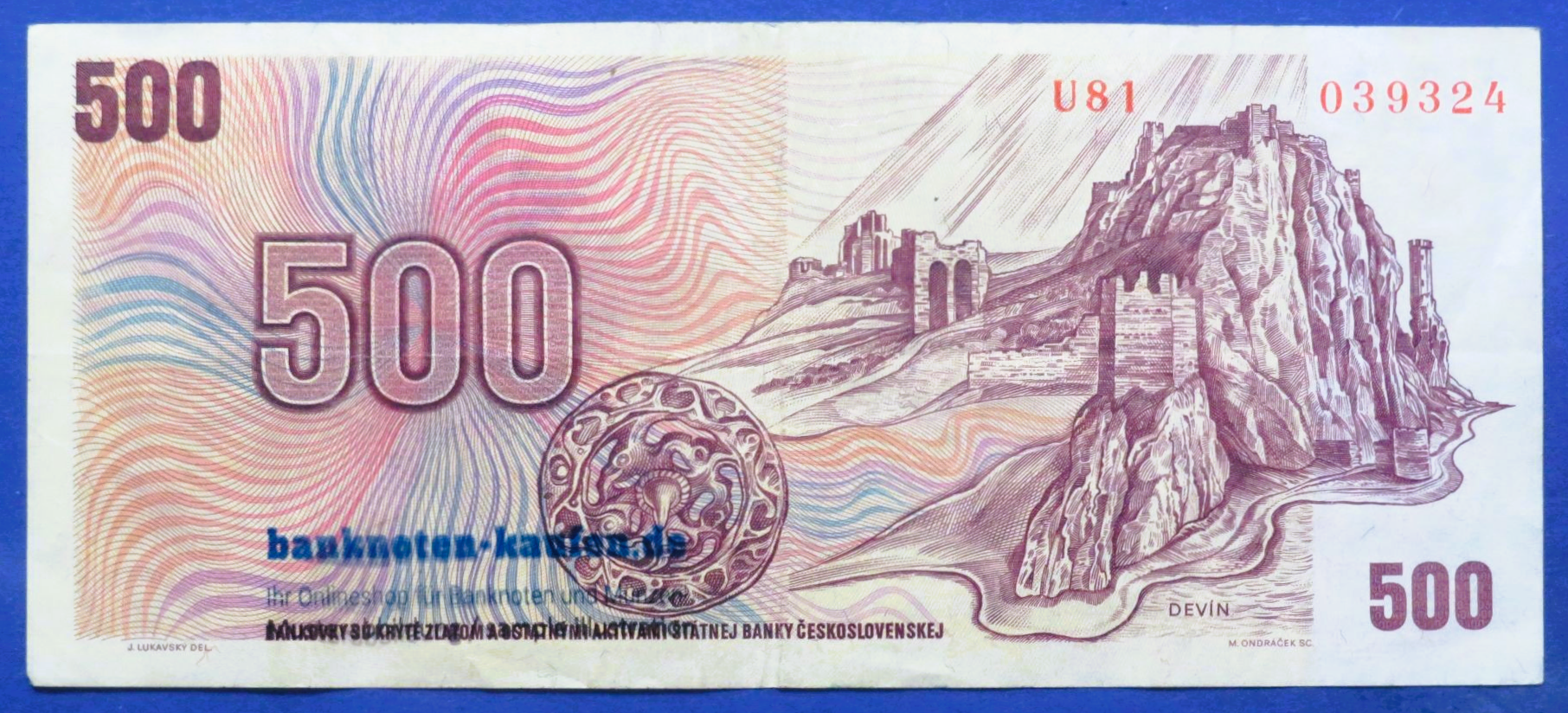 Czechoslovakia, 500 Korun, 1973,  circulated (USED / VF), P-93a