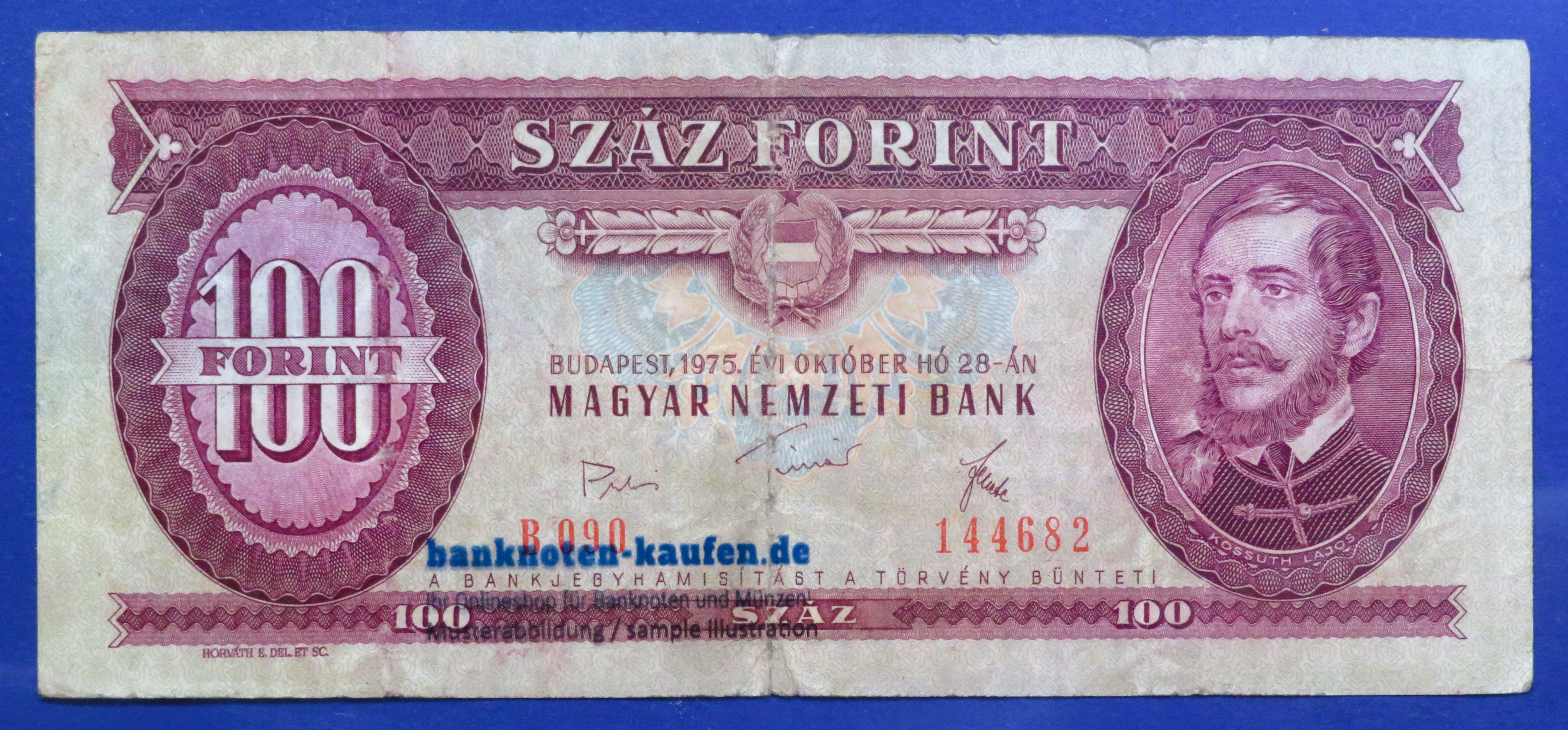 Hungary, 100 Forint, 1975, circulated (USED / F), P-171e