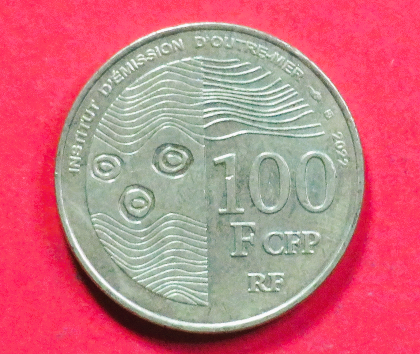 französisch Polynesien: 100 Francs, 2021+, gebraucht (used / ss+)