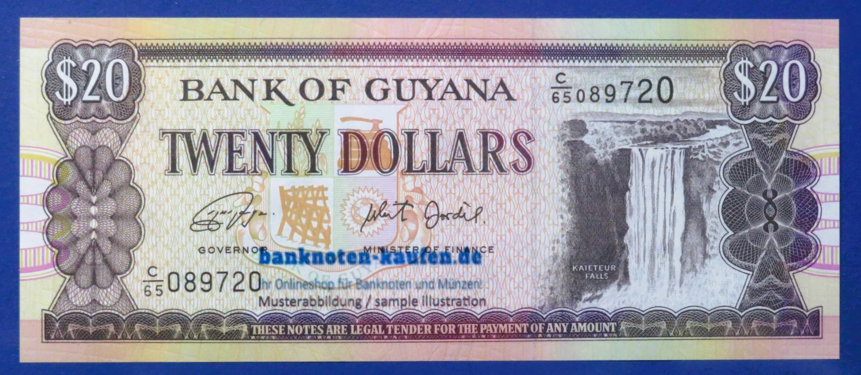 Guyana, 20 Dollars, 2018ND, uncirculated (UNC)