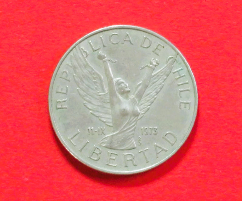 Chile: 10 Pesos, 1976-1980, circulated (used / vf), # 59