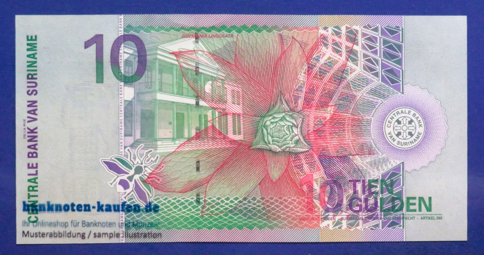 Suriname, 10 Gulden, 2000, uncirculated (UNC), P-147
