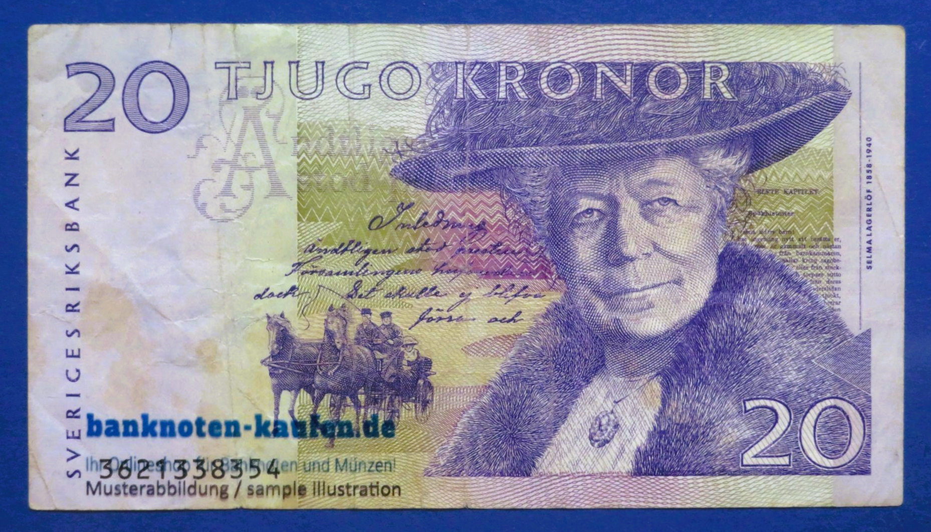 Sweden, 20 Kronor, 2003, circulated (USED / F), P-63b