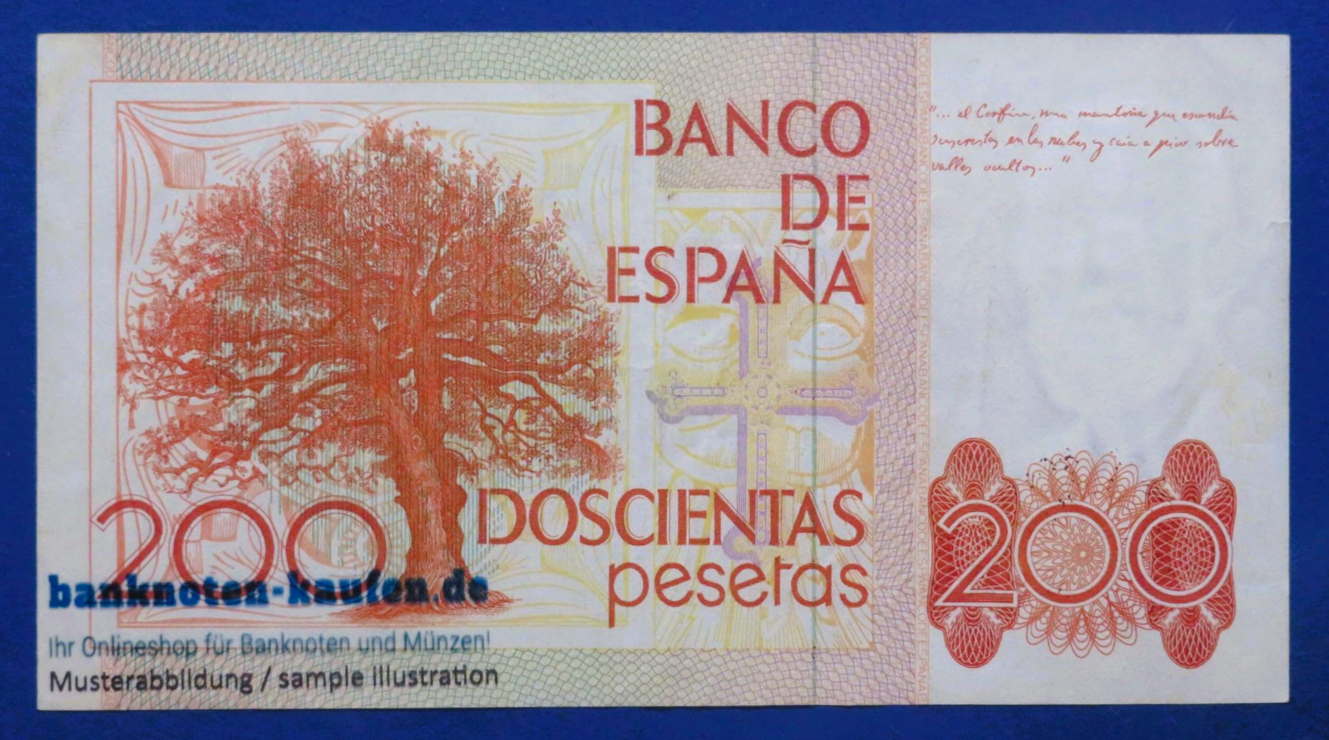 Spanien, 200 Pesetas, 1980, gebraucht (USED / VF), P-156