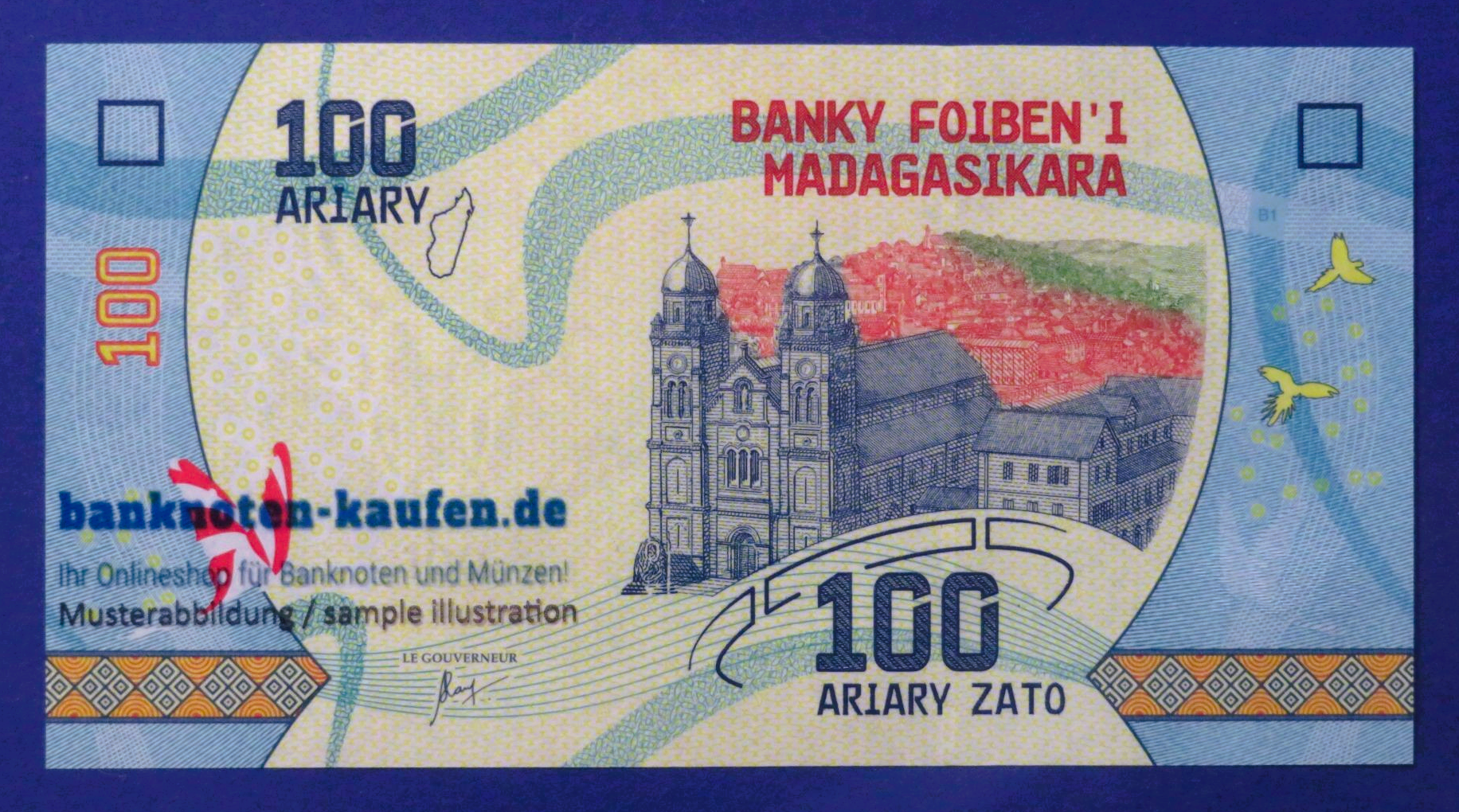 Madagaskar, 100 Ariary, 2017ND, kassenfrisch (UNC), P-97
