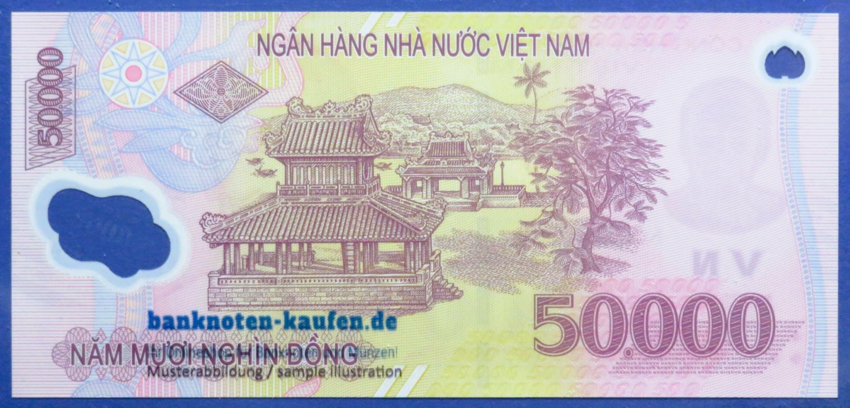 Viet Nam - 50,000 Dong, 2011, uncirculated (UNC), Polymer, P-121