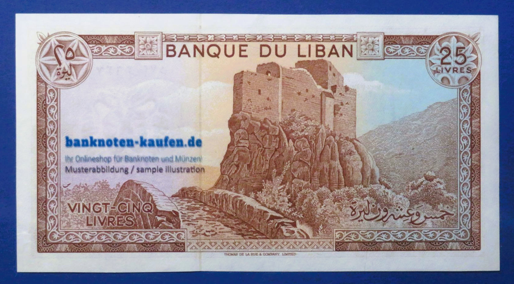 Lebanon, 25 Livres, 1983, uncirculated (UNC), P-64c