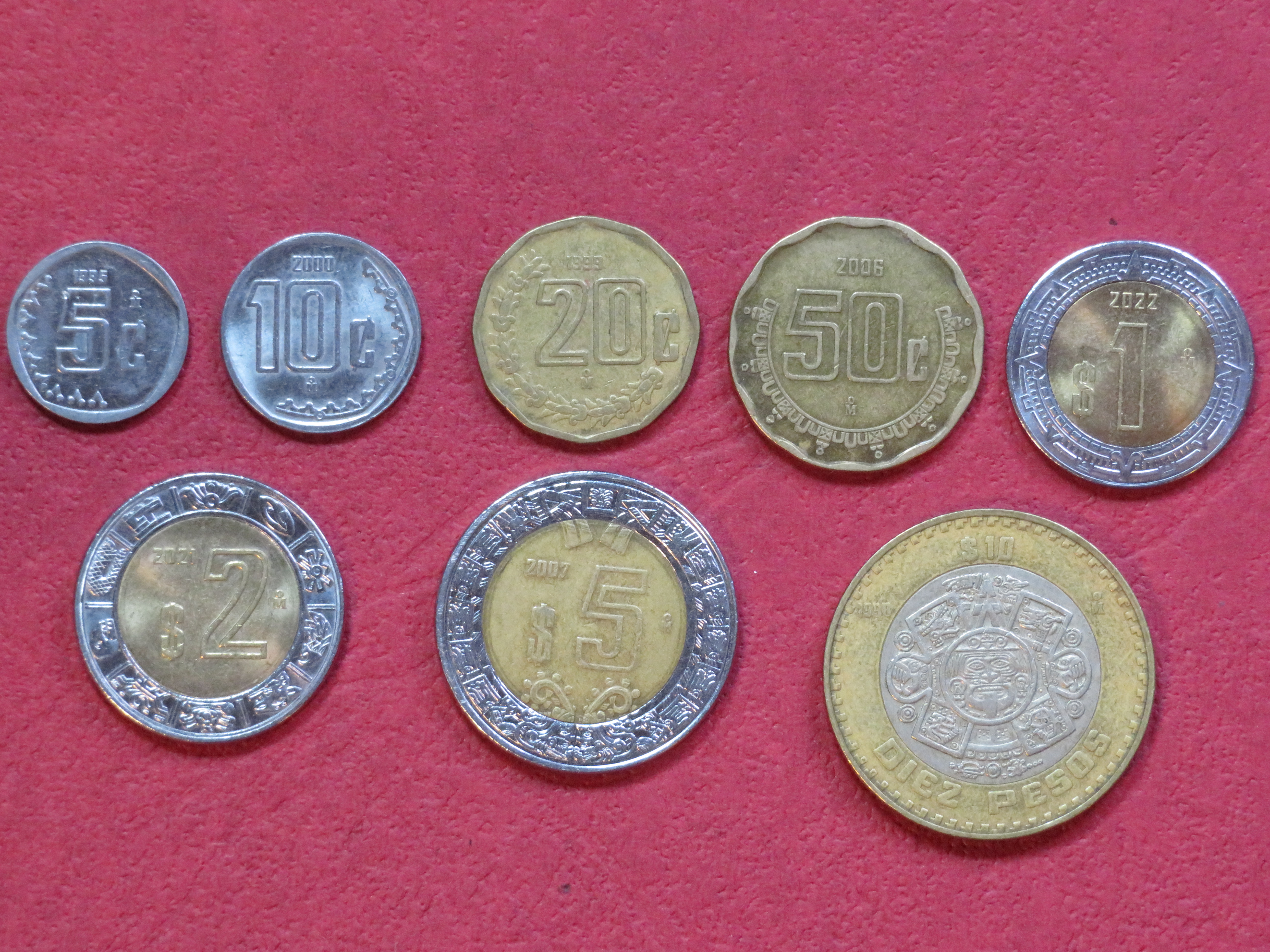 Colombia - Coin Set 1974-1981 - USED
