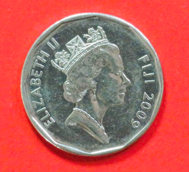 Fidschi: 50 Cents, 2009, gebraucht (used / ss-vz), # 134