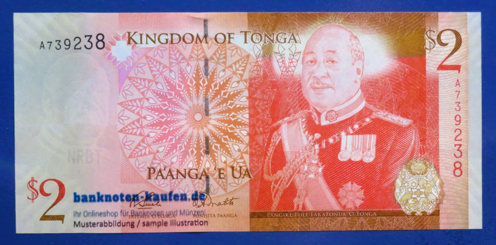 Tonga, 2 Pa`anga, 2009ND, uncirculated (UNC), P-38
