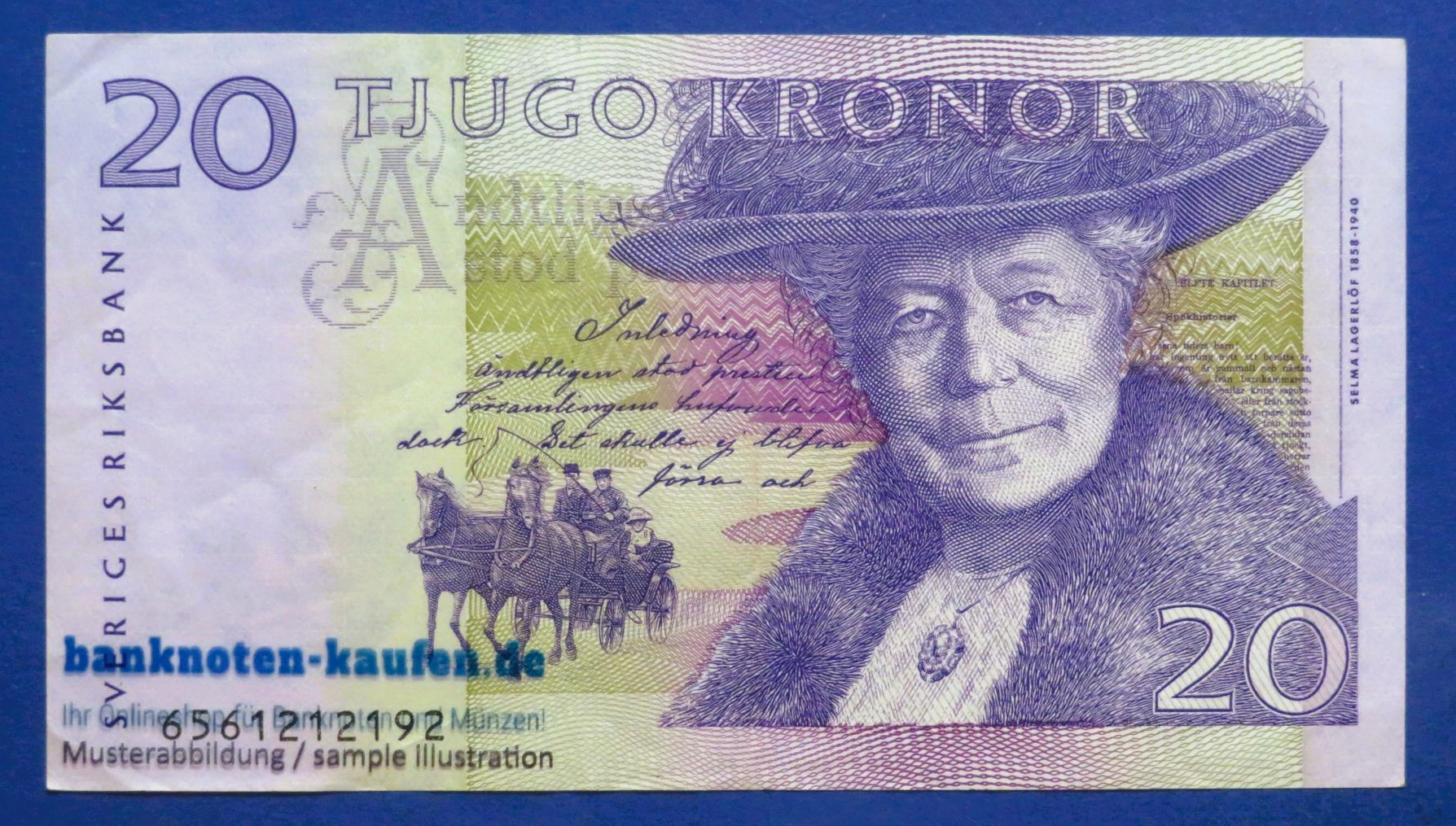 Sweden, 20 Kronor, 2006, circulated (USED / VF), P-63c