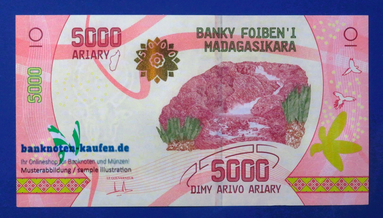 Madagaskar, 5.000 Ariary, 2017ND, kassenfrisch (UNC), P-102