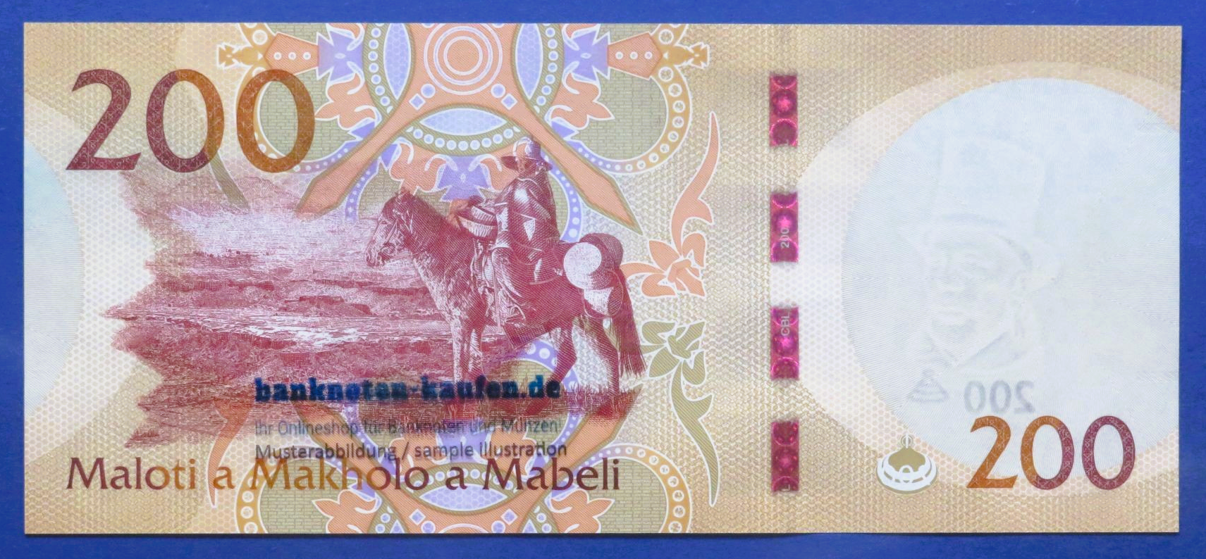 Lesotho, 200 Maloti, 2024, kassenfrisch (UNC), P-neu
