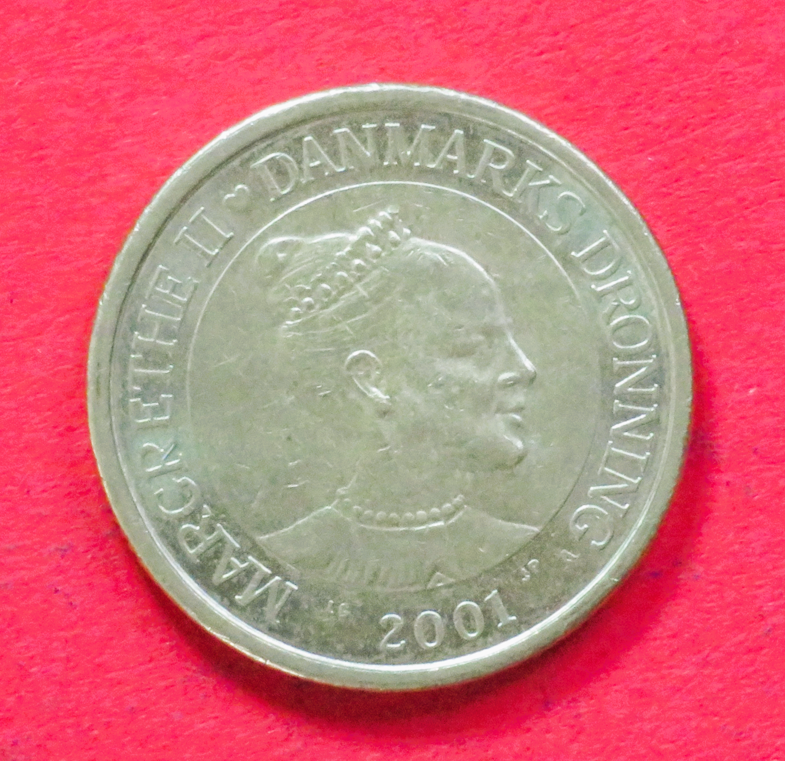 Denmark:  20 Kroner, 2001-2002, circulated (used / xf), # 107