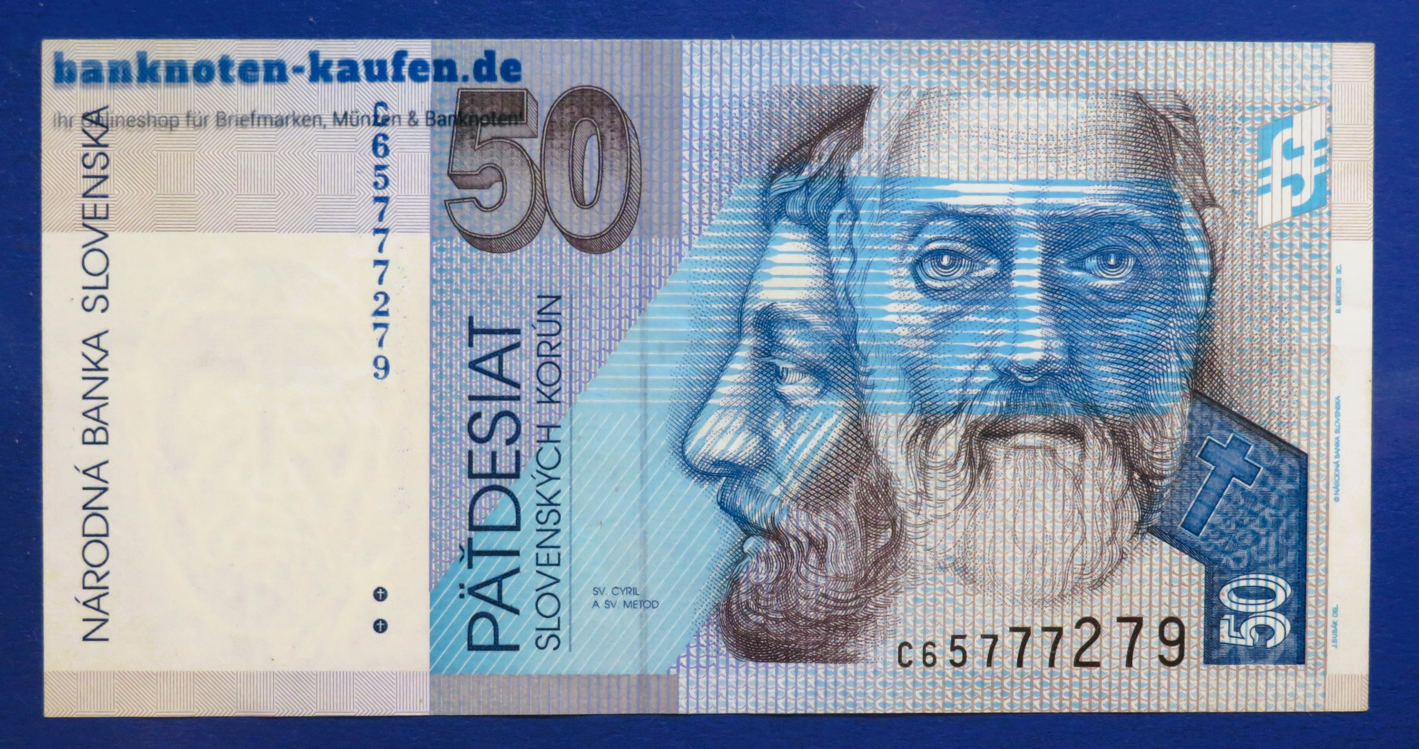 Slowakei, 50 Korun, 1999, gebraucht (USED / VF+), P-21c