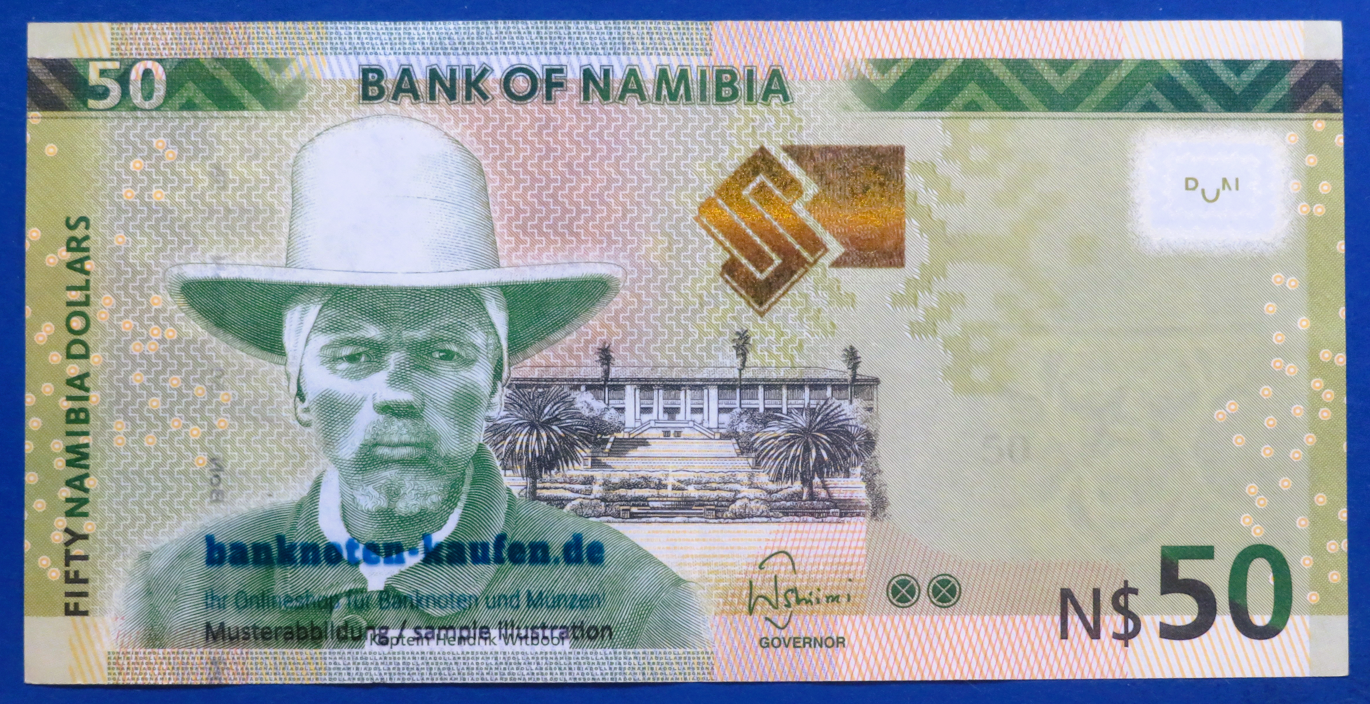 Namibia, 50 Dollars, 2019, circulated (USED / XF), P-13c