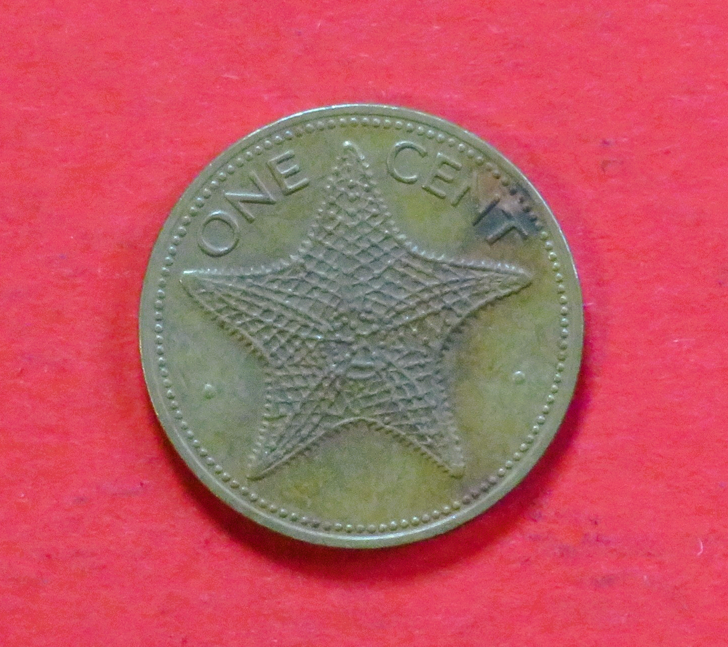 Bahamas: 1 Cent, 1974-1985, circulated (USED / vf)