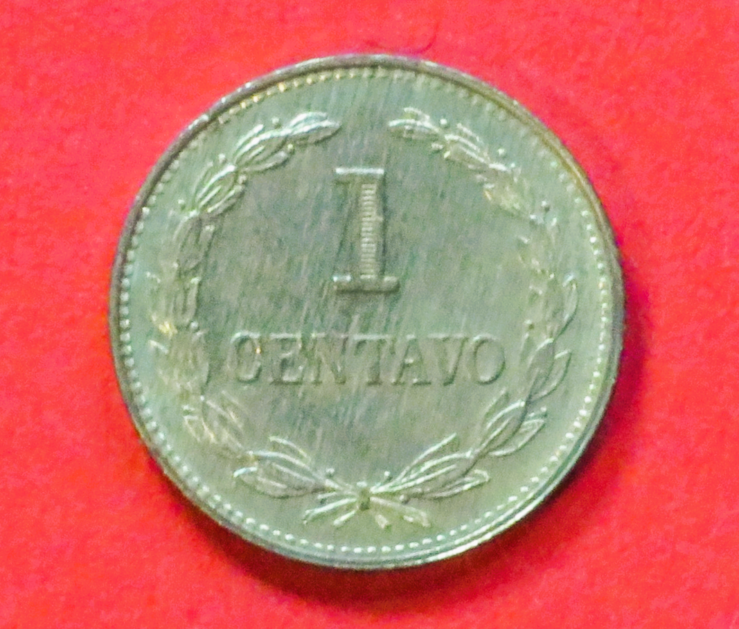 El Salvador: 1 Centavo, 1977, gebraucht (used / ss-vz), # 18.1