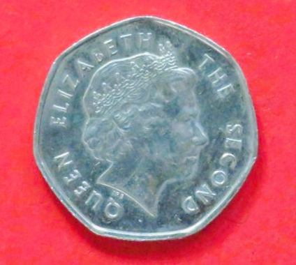 Falkland Inseln: 20 Pence, 2004, gebraucht (used / ss), # 118